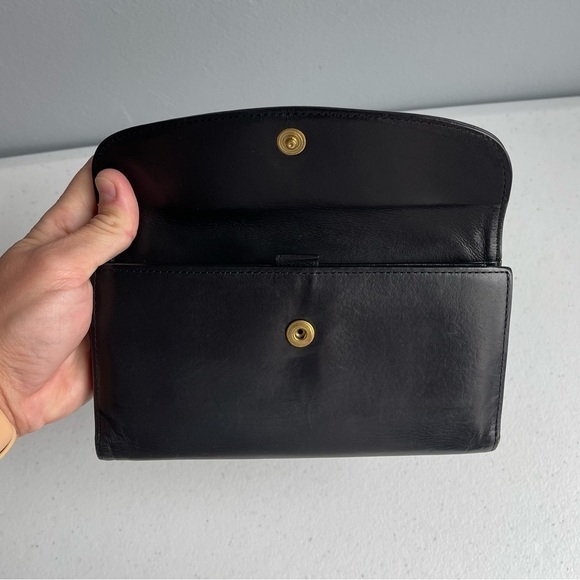 Vintage Coach Black Leather Legacy Wallet - Picture 5 of 14